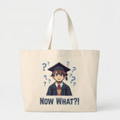 ついに卒業…何だ?! ラージトートバッグ (正面)