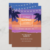 ついに夏 招待状 (正面/裏面)