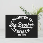 ついに大きなお兄さんに！2026年ベイビー発表 招待状 (スタンド正面)