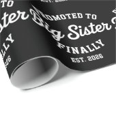 ついに姉さんに！2026年 赤ちゃん妊娠 ラッピングペーパー (ロールコーナー)