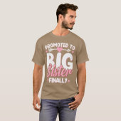 ついに姉になった 赤ちゃん発表B Tシャツ (正面フル)