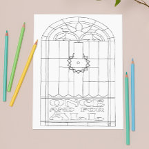 ついに完成したステンドグラス風クロス塗り絵カード