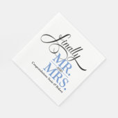 ついに新郎新婦の結婚披露宴コーラクションナプキン スタンダードランチョンナプキン (角)