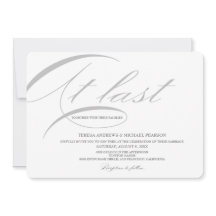 ついに書道モダンミニマル結婚リスト