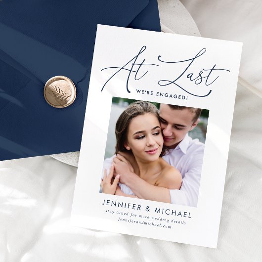 ついに海軍のスクリプト写真エンゲージメント発表 招待状