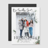 ついに終わりを迎える2023年 2024年 新年 (正面/裏面)