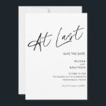 ついに編集可能なモダン ミニマリスト Save the Date セーブザデート<br><div class="desc">ついに編集可能なモダン ミニマリスト Save the Date カード スクリプト タイポグラフィ付き</div>