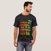 ついに21歳21歳の誕生日 Tシャツ (正面フル)