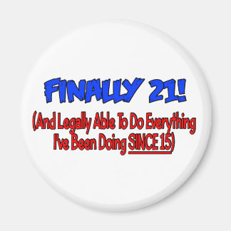 ついに21! マグネット