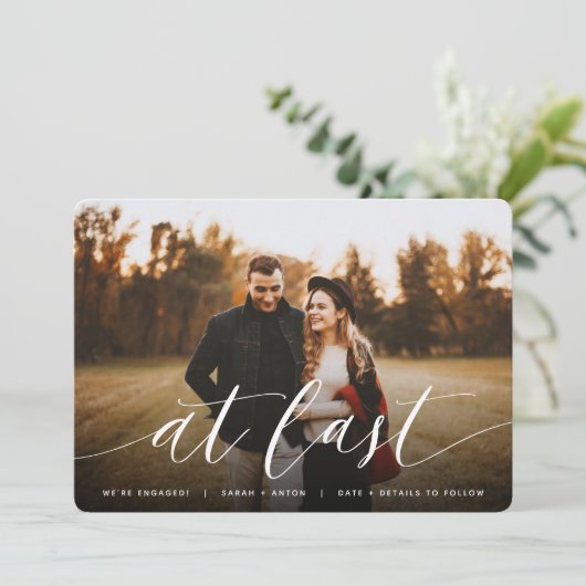 ついに | フルフォトエンゲージメント 案内状 (スタンド正面)