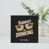 ついにB.S.（くだらないこと）から卒業！ユーモア溢れる卒業 招待状 (スタンド正面)