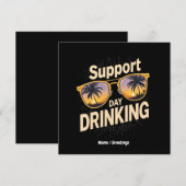 ついにB.S.(くだらないこと)から解放された!ユーモア溢れる卒業 招待状 (正面/裏面)