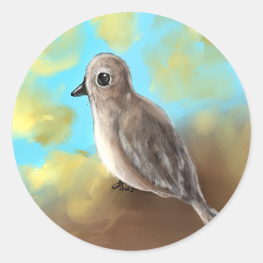 つかの間の夢のシール ラウンドシール (正面)