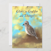 つかの間の夢の静止カード サンキューカード (正面)