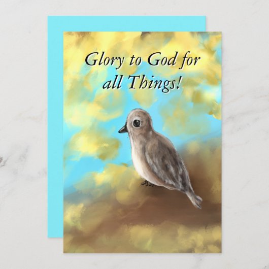 つかの間の夢の静止カード サンキューカード (正面/裏面)