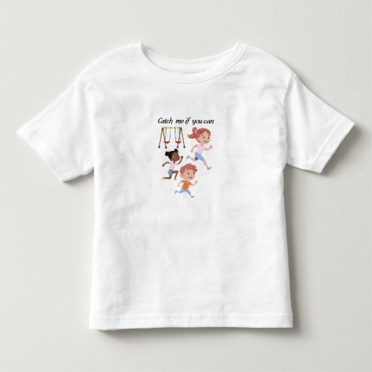 つかまえてね トドラーTシャツ (正面)