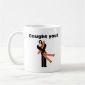 つかまえられるおもしろいなSCPのマグ コーヒーマグカップ (左)