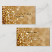 つかまえる目シックなデザイン 名刺 (正面/裏面)