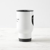 "つかんで下さい本そしてひびをの…" タンブラー トラベルマグ (中央)