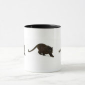 、つきまとっている黒いヒョウつきまとっている黒いヒョウ… マグカップ (中央)