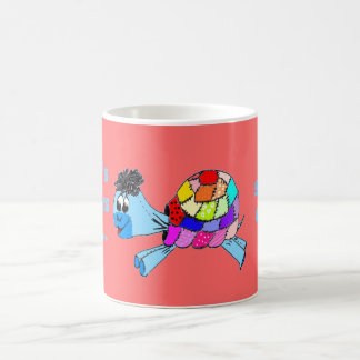 つぎはぎカメの茶 コーヒーマグカップ
