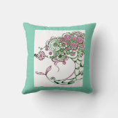 つぐみおよびWanderlustの装飾用クッション クッション (裏面)