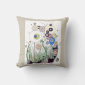 つぐみの枕 クッション (正面)