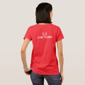 つけて下さい。 調整して下さい。 引続き注目して下さい。 女性のTシャツ Tシャツ (裏面フル)