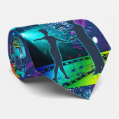 つけられたダンス・フロアの社交ダンスのカップル2 ネクタイ (ロール)