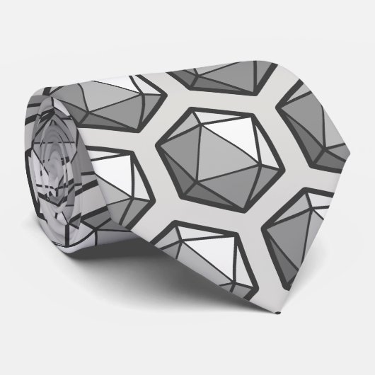 つけられたD20 ネクタイ (ロール)