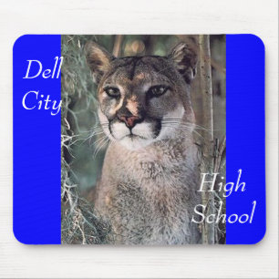 つけられていたクーガー、Dell都市、高等学校 マウスパッド