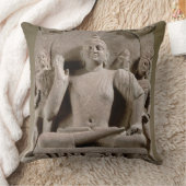 つけられていた菩薩、マトゥラ(赤い砂岩) クッション (ブランケット)