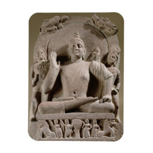 つけられていた菩薩、マトゥラ(赤い砂岩) マグネット
