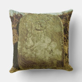 つけられていた菩薩、韓国語、c.985広告(花こう岩) クッション (裏面)