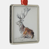 つけられていた雄鹿2006年 メタルオーナメント (右)