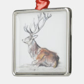 つけられていた雄鹿2006年 メタルオーナメント (左)