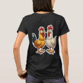 つつき放題のひよこ Tシャツ (裏面)
