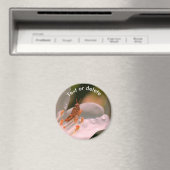 つつじの花とバッタのオーダーメイド マグネット (インサイチュ (食洗機))