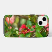 つつじの花とマルハナバチのiPhoneケース iPhoneケース (裏面横)