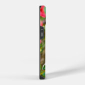 つつじの花とマルハナバチのiPhoneケース iPhoneケース (右側面)