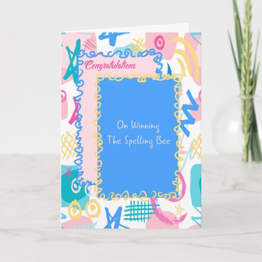 つづりミツバチの獲得カード シーズンカード (正面)