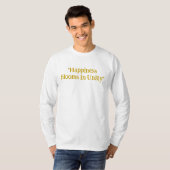 つながりを育み、喜びに満ちて咲き誇れ! Tシャツ (正面フル)