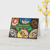 つながり。 カード (黄色い花)