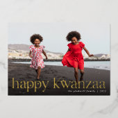 つながり |フルフォトクワンザ 箔シーズンカード (正面)