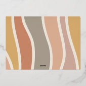 つながり | 3写真Kwanzaa 箔シーズンカード (裏面)