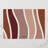 つながり | 3写真Kwanzaa 箔シーズンカード (裏面)