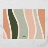 つながり | Full Photo Joyous Kwanzaa 箔シーズンカード (裏面)