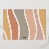 つながり | Full Photo Joyous Kwanzaa 箔シーズンカード (裏面)