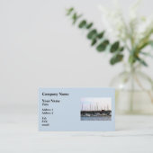 つながれたボートノーフォークVA 名刺 (スタンド正面)