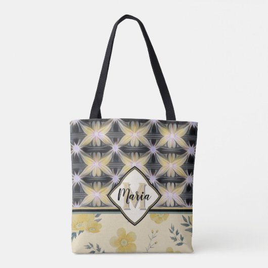 つなぎ花トートバッグ トートバッグ (裏面)